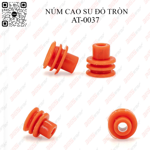NÚM CAO SU ĐỎ TRÒN SIZE 4 - 9005/6 - AT-0037